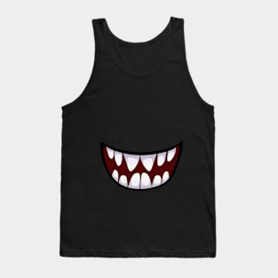 Big and scary monster's mouth Tank Top